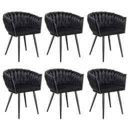 Set matsolar Astano i sammet, knutdesign