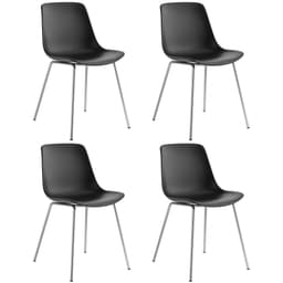 tectake Plaststolar Mave, ergonomisk, 120 kg 4-delarsset