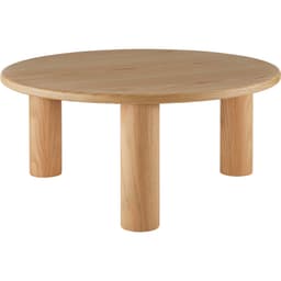 Soffbord Sisi, rund, ben i massivt trä