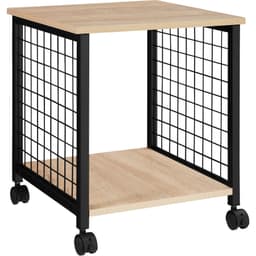 tectake Sidobord Gary 40x40x48cm 40 x 40 x 48 cm Industriellt Lätt Trä, Ek Sonoma