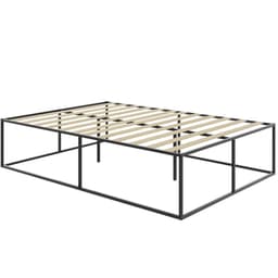 tectake Sengeramme af metal Kyoto med lamelbund, 250 kg 140 x 200 x 46,5 cm