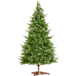 tectake Kunstigt juletræ Blitzen, 180 cm, sprøjtestøbningsnåle 110 x 110 x 180 cm Grøn