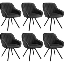 Drejelig velour stol Snug, polstret