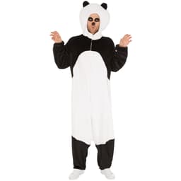tectake Maskeraddräkt Panda XL, svart/vit