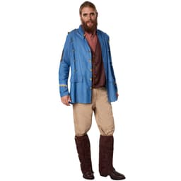 tectake Steampunk-officer XXL, brun