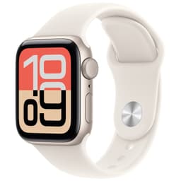 Apple Watch SE 3 40mm GPS (hopea alumiini/tähtivalkea urheiluran.) S/M