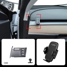 Puhelinteline Tesla Model 3 2020 – autokohtainen asennus ilman porausta