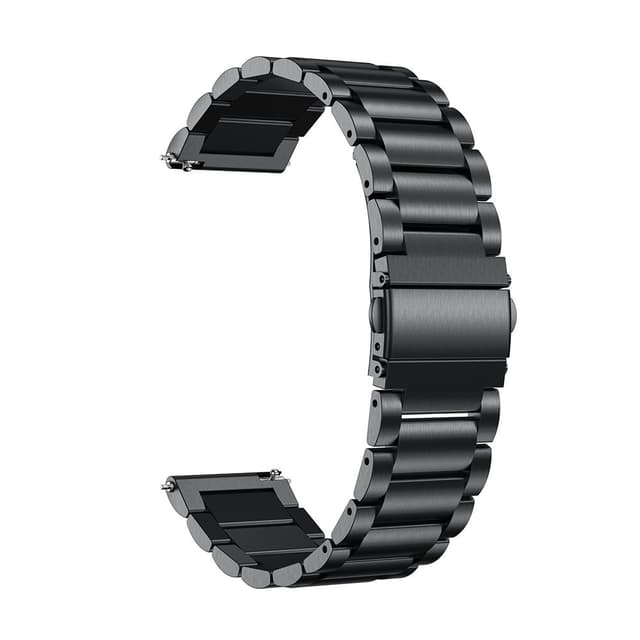 Rustfri stålurrem - Komfortabel og sikker pasform Black 18 mm