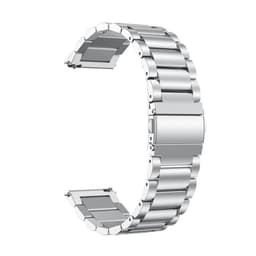 Klockarmband i Rostfritt stål - Bekväm & Säker Passform Silver 24 mm