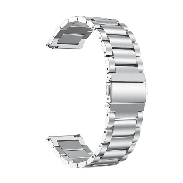 Rustfri stålurrem - Komfortabel og sikker pasform Silver 24 mm