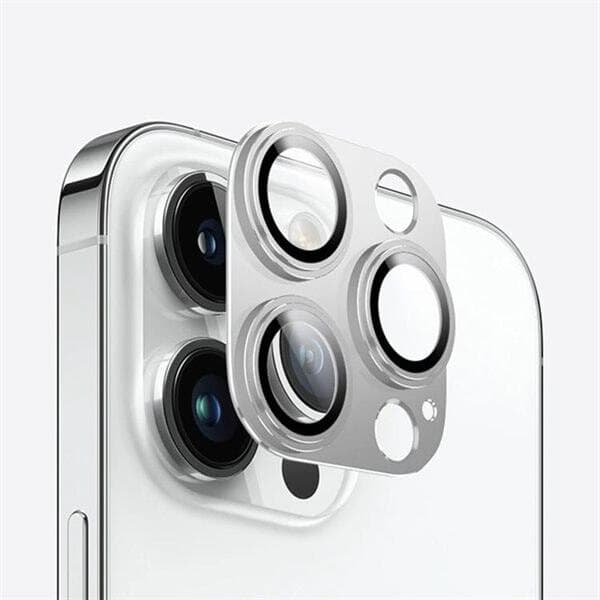 Linnedbetræk til iPhone 15 Pro - Sølv