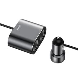 Baseus 1 till 2 Splitter for sigarettuttak