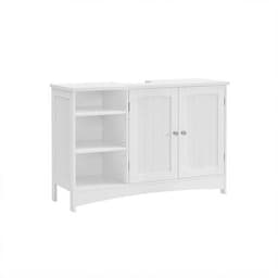 Vaskeskab med justerbare hylder - Hvid