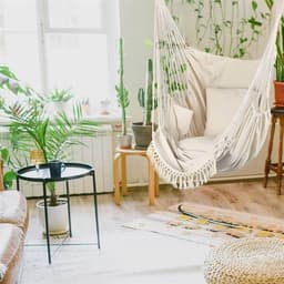 Stor hängstol - Beige