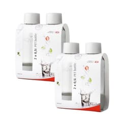 4-pack AGA AQVIA ""on-the-go"" 0,5L, PET-flaska (Vit)