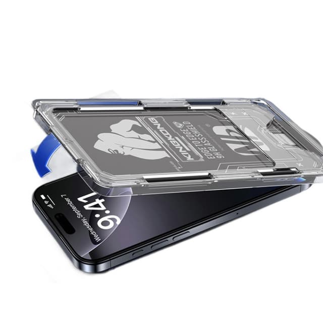 3-pak HD Klar Hærdet Glas Skærmbeskytter med Støvfri Applikator kompatibel med iPhone 12/12 Pro