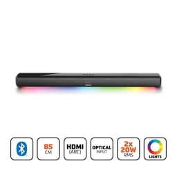 Lenco Soundbar 85cm 40W Bluetooth® HDMI LED-lampor