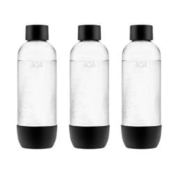 3-pack AGA AQVIA PET-flaska, 1L, Svart