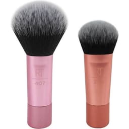 Real Techniques Mini Brush Duo Vaaleanpunainen