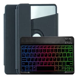 360° Roterande Bluetooth-tangentbord med fodral för Tab S8+/S7+/S7 FE