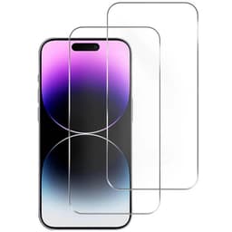 2-pak Herdet glass skjermbeskytter iPhone Air