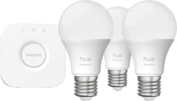 Philips Hue Essentials LED-pære 8W, E27 (3-pk)