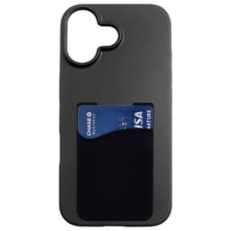 Silikon skal med korthållare iPhone 17 - Svart