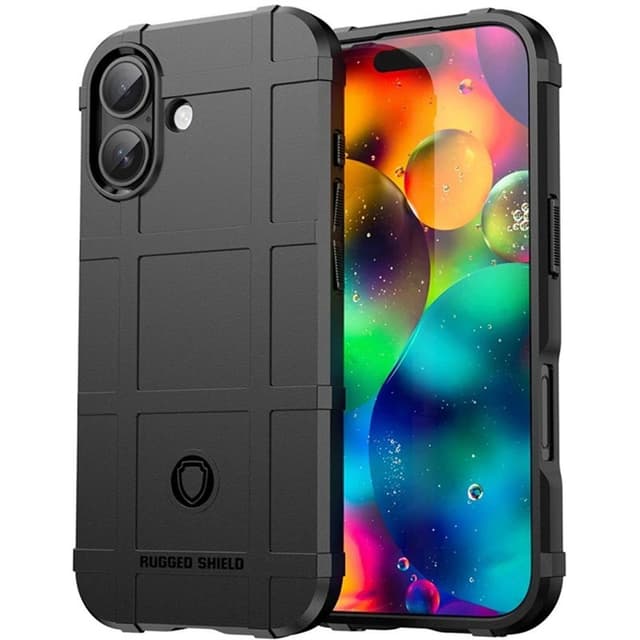 Rugged Shield cover iPhone 17 - Sort | Elgiganten | Elgiganten