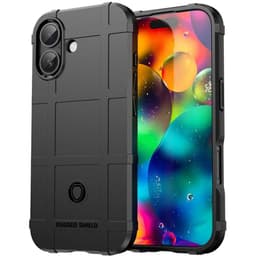 Rugged Shield deksel iPhone 17 - Svart