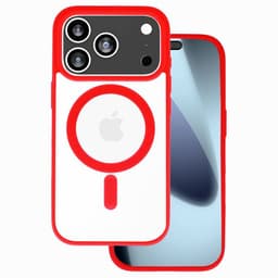 Acrylic MagSafe deksel iPhone 17 Pro - Crimson Red