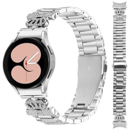 Klockarmband i rostfritt stål för Galaxy Watch4/5/6 - Silver