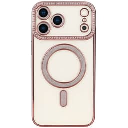 Diamond bling MagSafe deksel iPhone 17 Pro - Pink