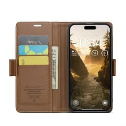 CaseMe mobilfodral 023 iPhone 17 - Brun