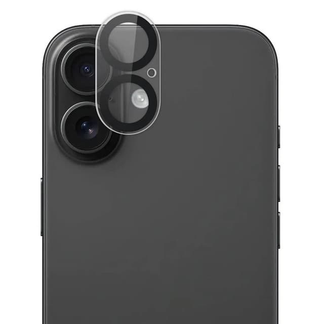 2-pack Kamera lins glas iPhone 17 - Svart
