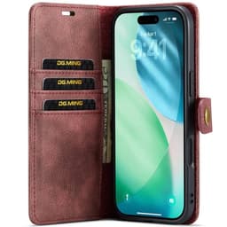 Wallet DG-Ming 2i1 iPhone Air - Rød