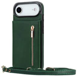 Zipper halskjede deksel iPhone Air - Grønn