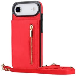 Zipper halskjede deksel iPhone Air - Rød