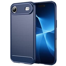 Børstet silikondeksel iPhone Air - Blå