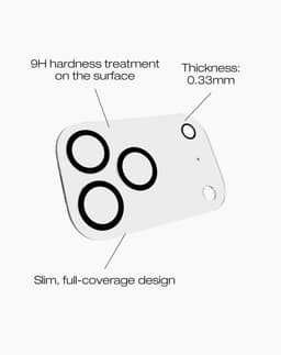 Camera Lens Protector 3D iPhone 17 Pro Max