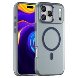 SKALO iPhone 17 Pro Max Matt Translucent Hybrid Skal - Mörkblå