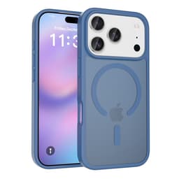 SKALO iPhone 17 Pro Skin-touch Hybrid Skal - Blå