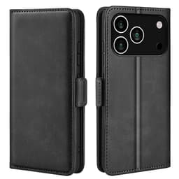 SKALO iPhone 17 Pro Max Premium ID Plånboksfodral - Svart