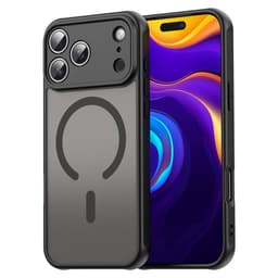 SKALO iPhone 17 Pro Max Matta Hybrid Suojakuori - Musta