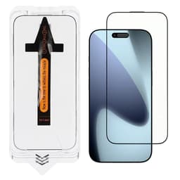 SKALO iPhone Air Fuldskærms Beskyttelsesglas Hærdet glas Monteringsramme