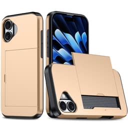 SKALO iPhone 17 Armor Korthållare Skal - Guld