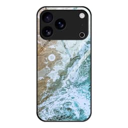 SKALO iPhone 17 Pro Max Marmor Härdat Glas TPU Skal - Motiv 2