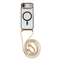 SKALO iPhone Air TPU Color Edge Halskæde Cover - Guld