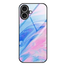 SKALO iPhone 17 Marmor Härdat Glas TPU Skal - Motiv 2