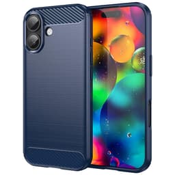 SKALO iPhone 17 Armor Carbon Skal - Blå