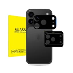 IPHONE 17 PRO Svart Kameralinsskydd i Härdat Glas - 2-Pack